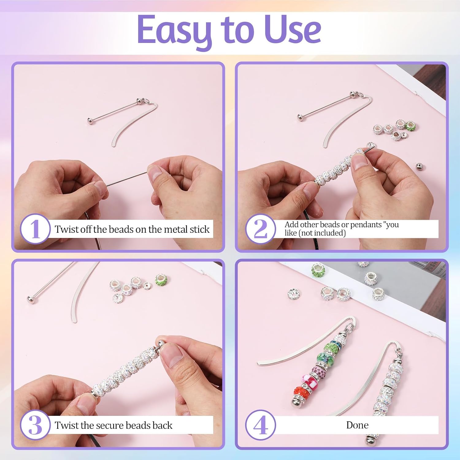 6 Buah Pembatas Buku Berbahan  - Resin Art Bookmark ulasan dan harga