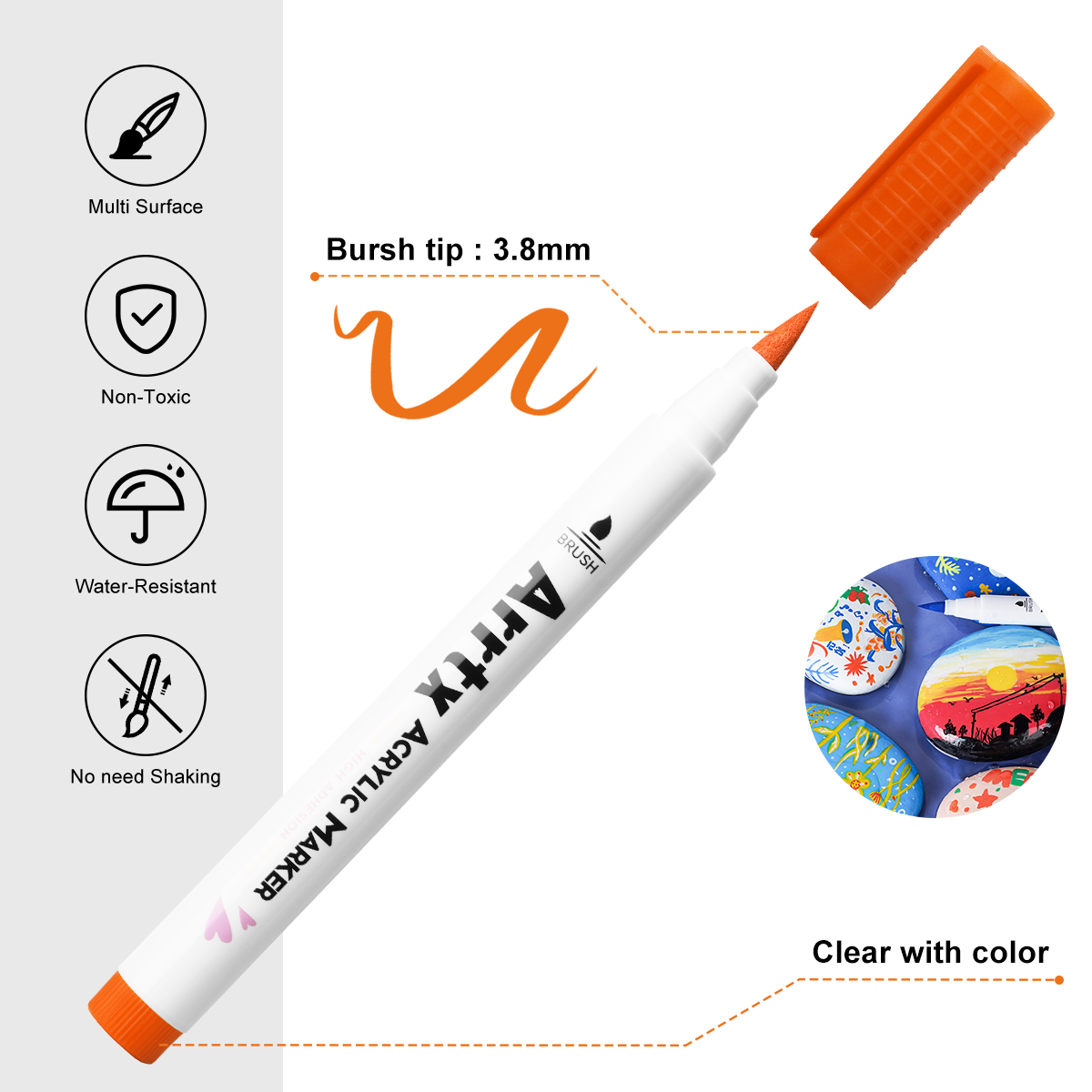 Pena Cat Akrilik Arrtx, Spidol - Copic Marker Classic ulasan dan harga