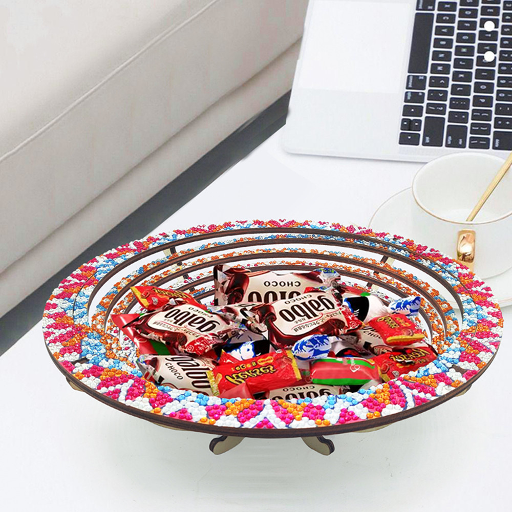 Kerajinan Seni Baki Lukisan Be - Resin Art Wooden Tray ulasan dan harga