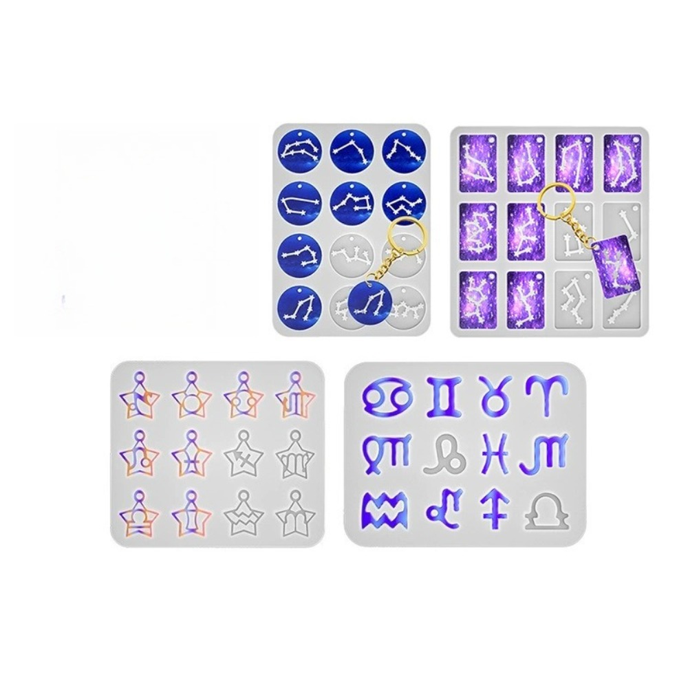 4styles Cetakan Resin 12 Zodia - Resin Art Letters ulasan dan harga