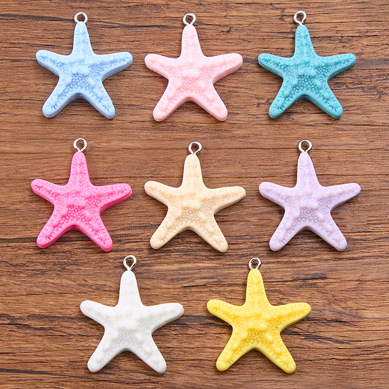 10 Buah Liontin Resin Bintang  - Resin Art Accessories ulasan dan harga