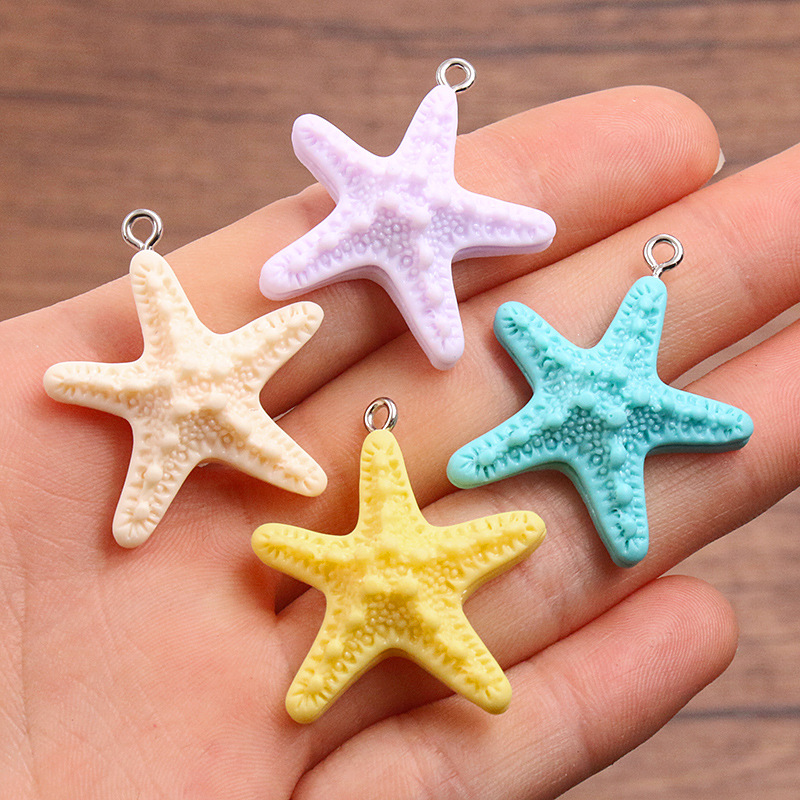 10 Buah Liontin Resin Bintang  - Resin Art Accessories ulasan dan harga