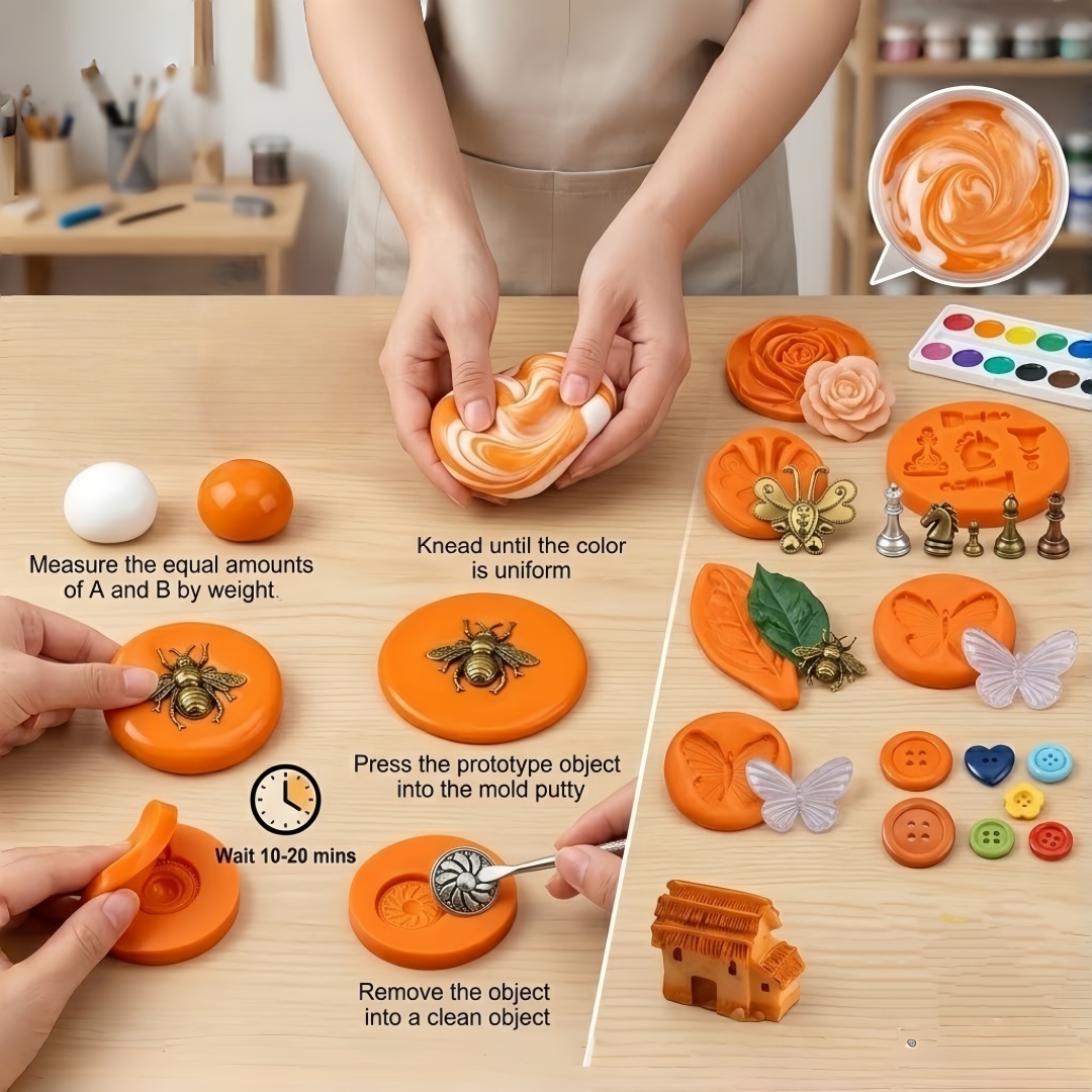 Set Kerajinan DIY Silikon Putt - Resin Art Accessories ulasan dan harga