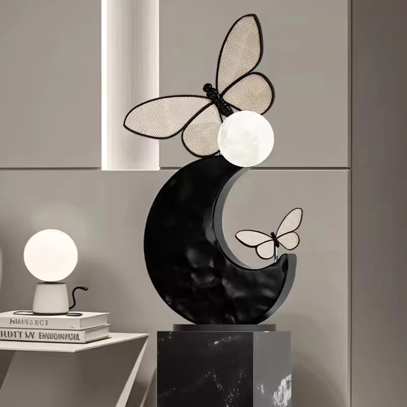 Lampu Lantai Patung Kupu-kupu  - Resin Art Floor Design ulasan dan harga