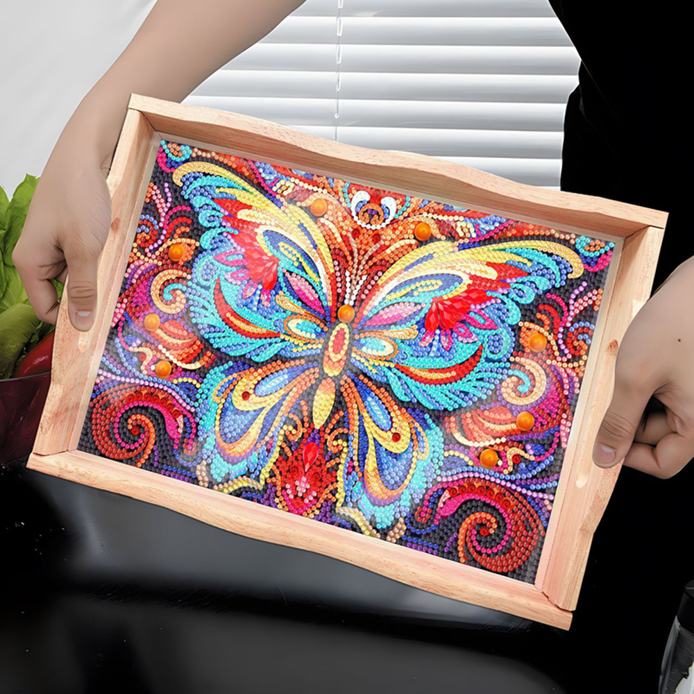 Nampan Makan Kayu 5D DIY Berhi - Resin Art Wooden Tray ulasan dan harga