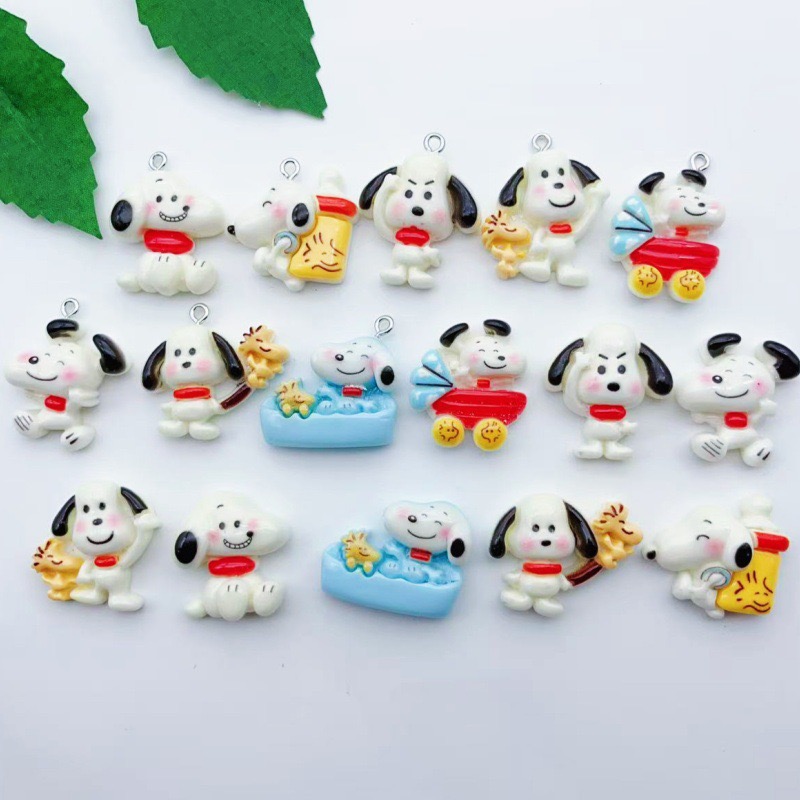 12 buah liontin anjing kartun  - Resin Art Essentials ulasan dan harga