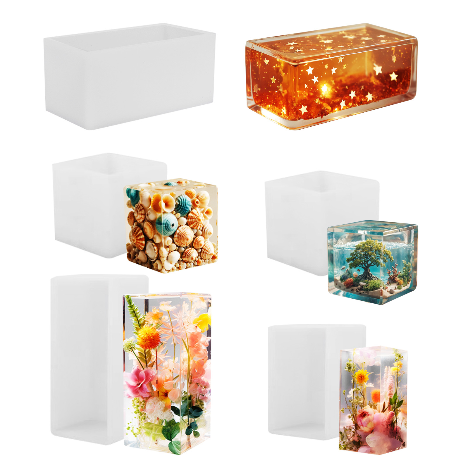 Cetakan Epoksi Cetakan Silikon - Resin Art Letters ulasan dan harga