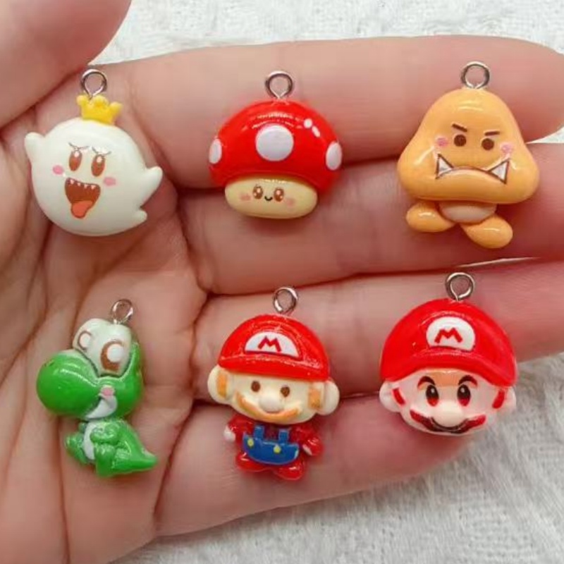 10 buah liontin kartun resin,  - Resin Art Essentials ulasan dan harga